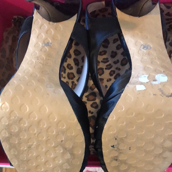 Betsey Johnson Black Satin Dress Shoes - Picture 2 of 6